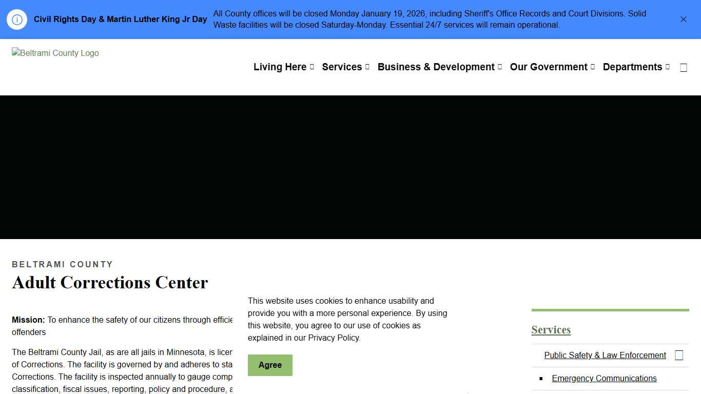 Adult Corrections Center | Beltrami County